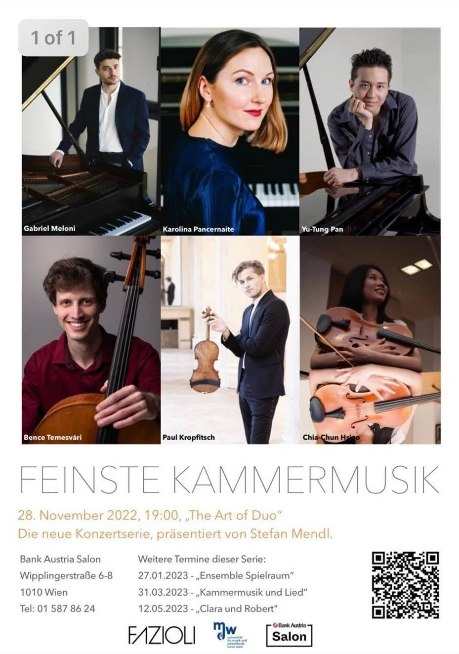 Feinste Kammermusik - "The Art of the Duo"